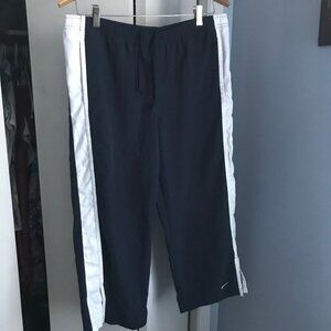 Nike Ladies Dark Blue And White Capri Pants
